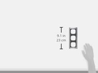 Gira Event Aluminium / Antraciet 3-voudig - thumbnail