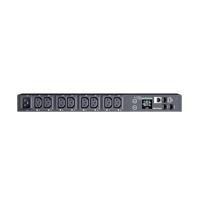 CyberPower PDU41005 energiedistributie 8 AC-uitgang(en) 1U Zwart - thumbnail