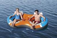 Bestway zwembad fast set opblaasbaar rond 183x51 cm blauw - thumbnail