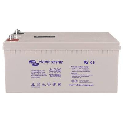 Victron Energy Deep Cycle Loodaccu 12 V 220 Ah Loodvlies (AGM) (b x h x d) 238 x 522 x 240 mm Cyclusbestendig