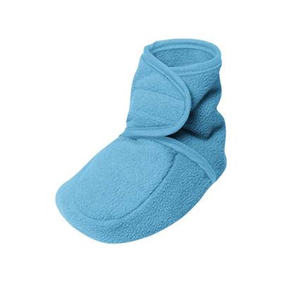 Playshoes babyslofjes Fleece Aquablauw | maat 20-21