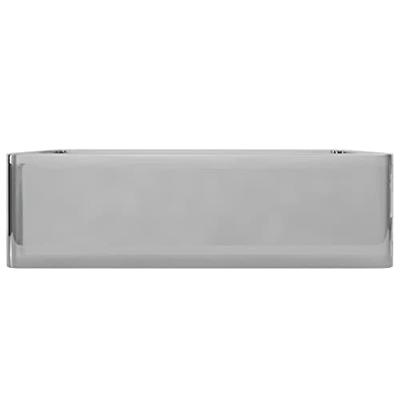VidaXL Wastafel 41x30x12 cm keramiek zilverkleurig