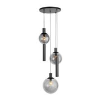 Steinhauer Hanglamp bollique Ø 60 cm 5 lichts 3800 zwart - thumbnail