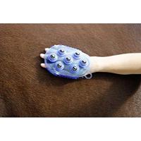 Borstel magneet massage blauw - thumbnail