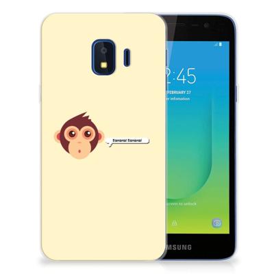 Samsung Galaxy J2 Core Telefoonhoesje met Naam Monkey Samsung Galaxy J2 Core Telefoonhoesje met Naam Monkey