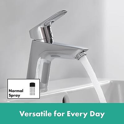 Hansgrohe Logiss wastafelkraan 70 met push open chroom 71077000
