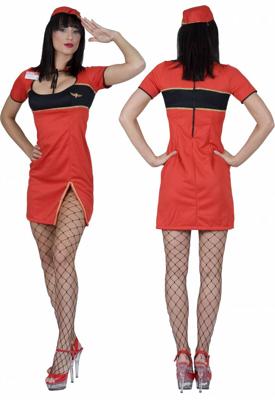 Stewardessen pakje rood