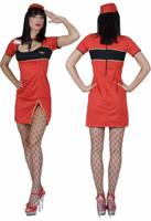 Stewardessen pakje rood - thumbnail