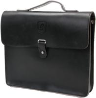 BRAVE CLASSIC tas frame bag leather black - thumbnail