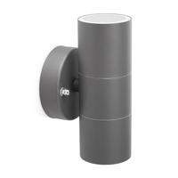 Smartwares gwl-176-hg buiten wandlamp grijs/rvs - thumbnail