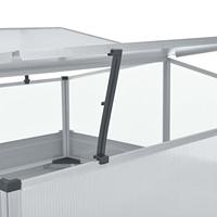 VidaXL Tuinkas 100x100x77 cm gegalvaniseerd staal groen - thumbnail