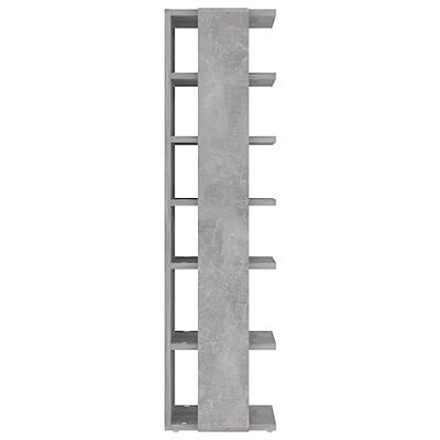 Schoenenkast 27,5x27x102 cm bewerkt hout betongrijs Schoenenkast 27,5x27x102 cm bewerkt hout betongrijs