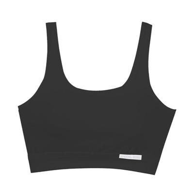 Bustier van bio-katoen, Zwart 44