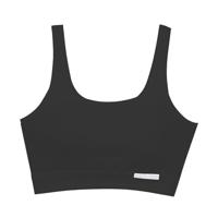 Bustier van bio-katoen, Zwart 44 - thumbnail