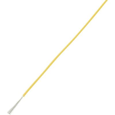 TRU COMPONENTS 1571382 Draad LiY 1 x 0.14 mm² Geel 25 m