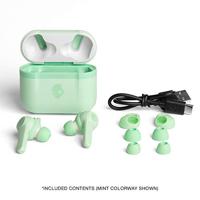 Skullcandy Indy Evo: een Bluetooth-koptelefoon met microfoon, True Wireless, een zweet, water- en stofbestendig ontwerp en een accuduur van 30 uur – Groen - thumbnail