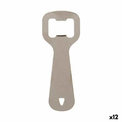 Flesopener Kinvara Zilverkleurig Zilver Roestvrij staal 11 x 4 x 0,5 cm 11 x 18,5 x 0,05 cm (12 Stuks)