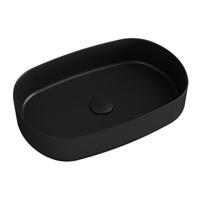 Wastafel Sapho Infinity 55x36 cm Mat Zwart Sapho - thumbnail