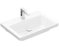 Wastafel Villeroy & Boch Subway 3.0 Met CeramicPlus 1 Kraangat Zonder Overloop 65x47x16.5 cm Stone White Villeroy & Boch - thumbnail