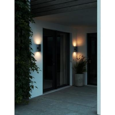Up & down gevelverlichting zwart met 2x GU10 fitting Nordlux Kyklop 25cm Up & down gevelverlichting zwart met 2x GU10 fitting Nordlux Kyklop 25cm