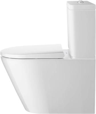 Toilet Duravit D-Neo Staand Voor Reservoir Rimless Diepspoel 65 cm Hoogglans Wit