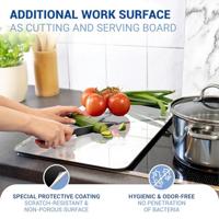 Wenko 2 fornuisafdekplaten (Marmer) - thumbnail