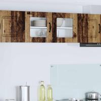 Keukenkast Oudhout 80 x 31 x 40 cm Bewerkt hout - thumbnail