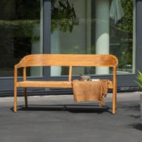 Exotan Bankje Chena - Wicker|Teak - Naturel - 73x131x74 - thumbnail