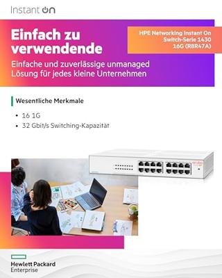 aruba R8R47A#ABB Netwerk switch 16 poorten 32 Gbit/s