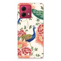 TPU Hoesje voor Motorola Moto G84 Pink Peacock - thumbnail