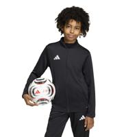 adidas Entrada 26 Trainingsjack Kids Zwart Wit - thumbnail