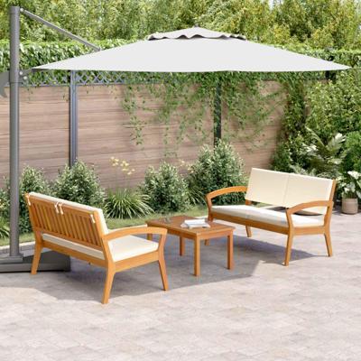 Bistroset 3 pcs Bruin 114.5 x 70.5 x 72.5 cm Polyester