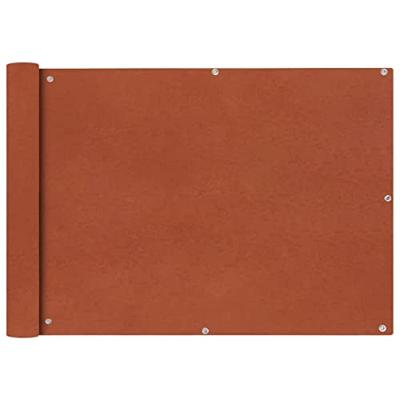 VidaXL Balkonscherm oxford textiel 75x400 cm terracotta