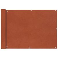 VidaXL Balkonscherm oxford textiel 75x400 cm terracotta - thumbnail
