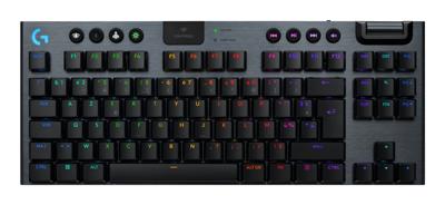 Gaming toetsenbord - draadloos - Logitech G - G915 TKL X - Touch schakelaar - AZERTY - Zwart
