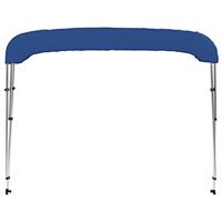 Biminitop 3-boogs 183x140x137 cm blauw - thumbnail