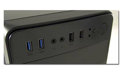 LC Power 2015MB Micro-tower PC-behuizing Zwart