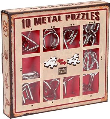 Eureka Breinpuzzelset rood, 10st.