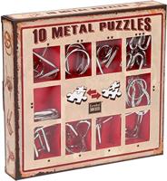 Eureka Breinpuzzelset rood, 10st. - thumbnail