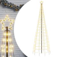 LED-kerstboom met spikes 570 LEDs warm wit 300 cm - thumbnail