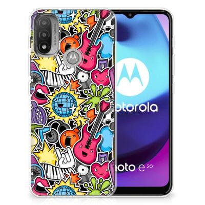 Motorola Moto E20 | E40 | Sillicone Back Cover | Punk Rock