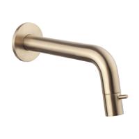 Fonteinkraan Inbouw BWS Toiletkraan Verstelbaar Geborsteld Messing Goud - thumbnail