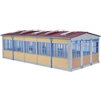 Kibri 39450 H0 Drie permanente locomotievenloods - thumbnail