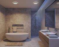 Plafondlamp met sensor Oja 42 2700k warm wit ip54 - thumbnail