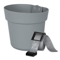 Balkonbak set Conny ø16 cm - antraciet - thumbnail