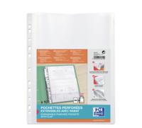 Showtas Oxford A4 PP 200µ glashelder met sluitklep 10 stuks - thumbnail