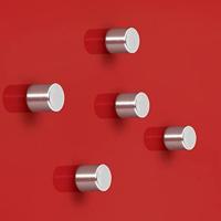 Sigel Neodymium magneet C5 Strong (Ø x h) 10 mm x 10 mm Cilinder Zilver 5 stuk(s) BA700 - thumbnail