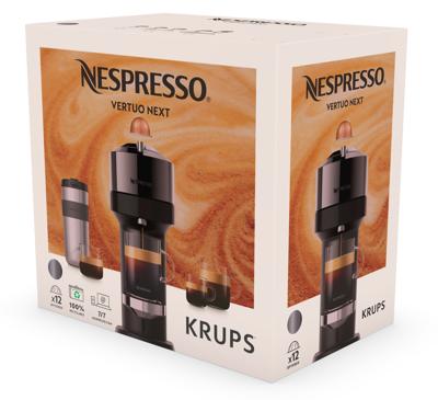 Krups Vertuo Next Deluxe XN910C Nespresso Zilver Krups Vertuo Next Deluxe XN910C Nespresso Zilver