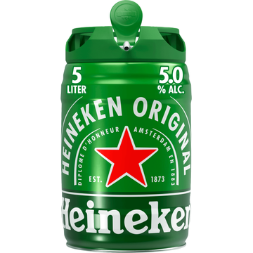 Heineken Premium Pilsener Bier Tapvat 5L  bij Jumbo