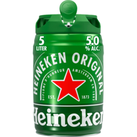 Heineken Premium Pilsener Bier Tapvat 5L  bij Jumbo - thumbnail